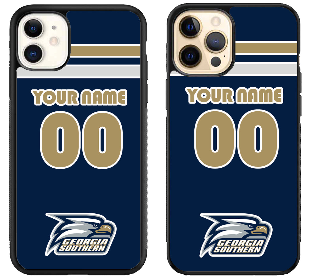 Custom Personalized Georgia Southern Eagles iPhone 12 | 12 Mini | 12 Pro | 12 Pro Max Case