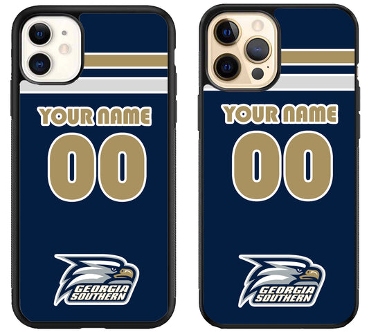 Custom Personalized Georgia Southern Eagles iPhone 12 | 12 Mini | 12 Pro | 12 Pro Max Case
