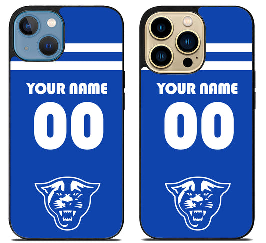 Custom Personalized Georgia State Panthers iPhone 14 | 14 Plus | 14 Pro | 14 Pro Max Case