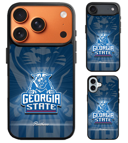 Georgia State Panthers Background iPhone Air | iPhone 17 | 17 Pro | 17 Pro Max Case