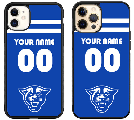 Custom Personalized Georgia State Panthers iPhone 12 | 12 Mini | 12 Pro | 12 Pro Max Case