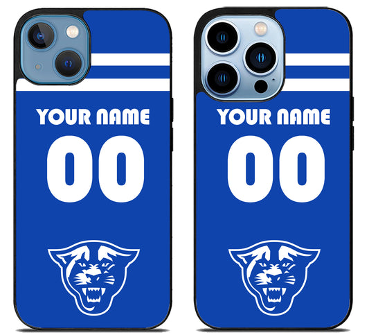 Custom Personalized Georgia State Panthers iPhone 13 | 13 Mini | 13 Pro | 13 Pro Max Case