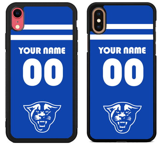 Custom Personalized Georgia State Panthers iPhone X | Xs | Xr | Xs Max Case