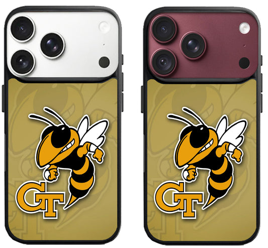 Georgia Tech Yellow Jackets Background iPhone 18 Pro | 18 Pro Max Case