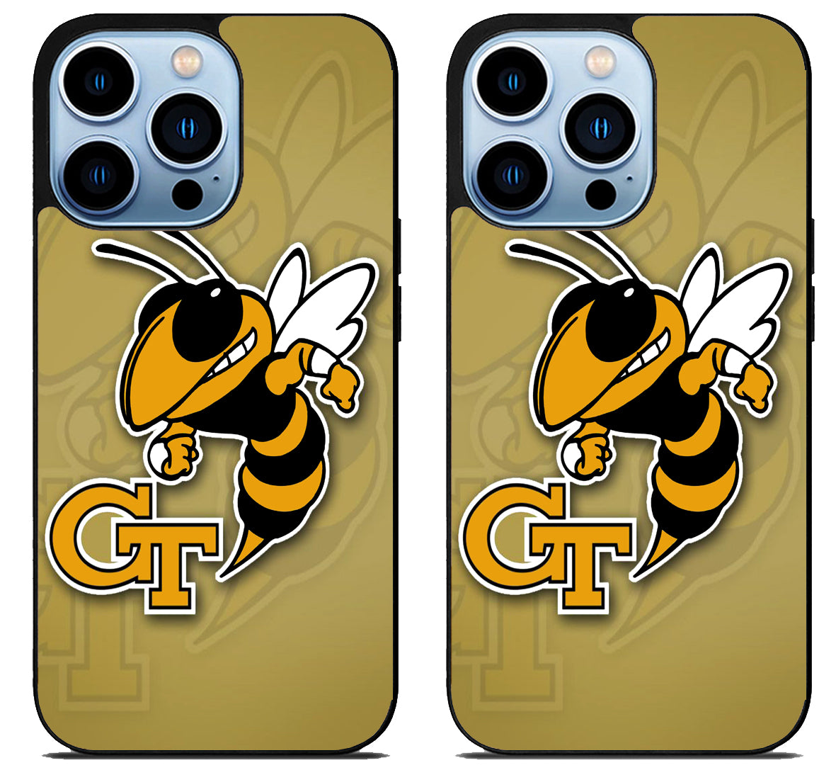 Georgia Tech Yellow Jackets Background iPhone 15 Pro | iPhone 15 Pro Max Case