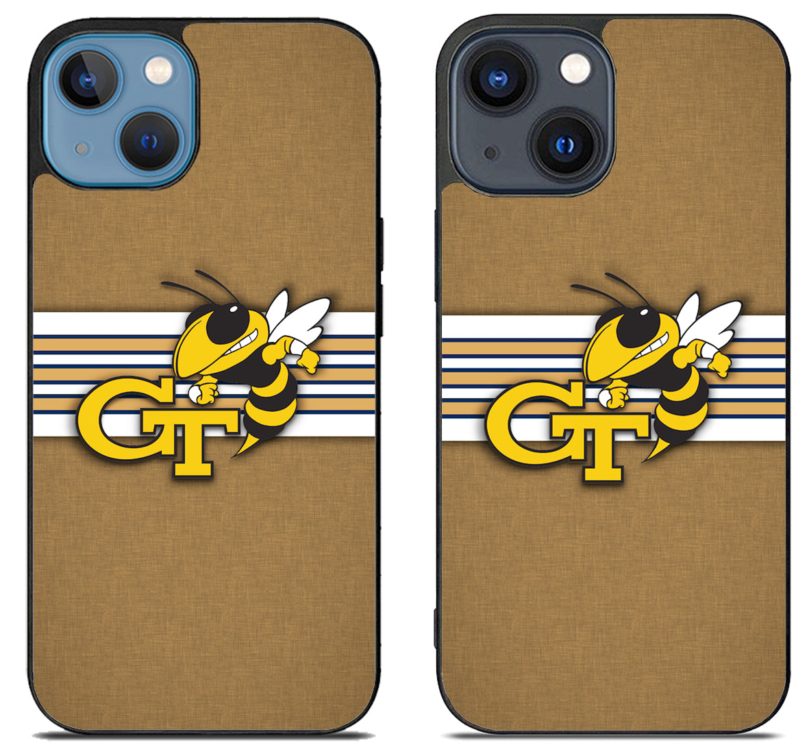 Georgia Tech Yellow Jackets Stripe iPhone 15 | iPhone 15 Plus Case