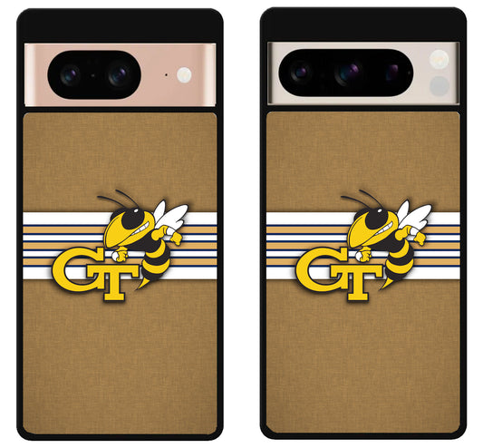 Georgia Tech Yellow Jackets Stripe Google Pixel 8 | 8 Pro Case