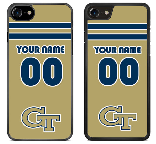 Custom Personalized Georgia Tech Yellow Jackets iPhone SE 2020 | iPhone SE 2022 Case