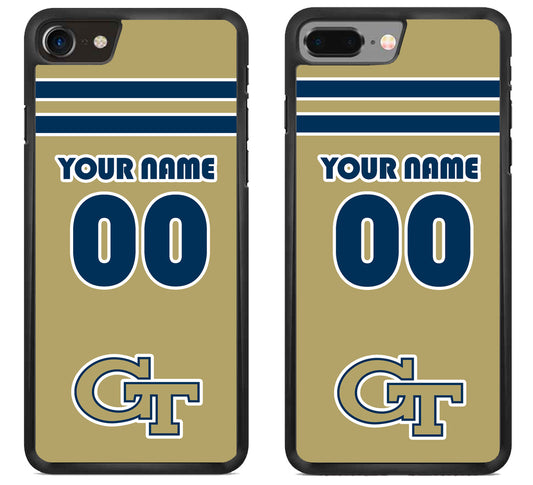 Custom Personalized Georgia Tech Yellow Jackets iPhone 8 | 8 Plus Case
