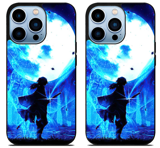 Giyu Tomioka Demon Slayer Cover iPhone 15 Pro | iPhone 15 Pro Max Case