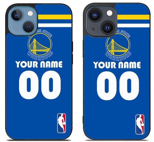 Custom Personalized Golden State Warriors NBA iPhone 15 | iPhone 15 Plus Case