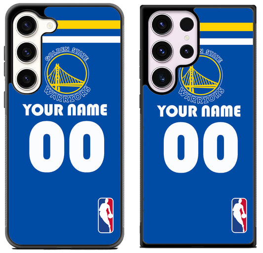 Custom Personalized Golden State Warriors NBA Samsung Galaxy S23 | S23+ | S23 Ultra Case