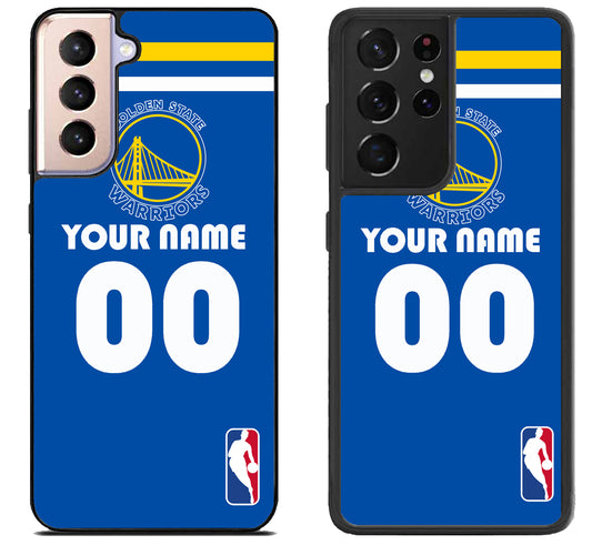 Custom Personalized Golden State Warriors NBA Samsung Galaxy S21 | S21 FE | S21+ | S21 Ultra Case