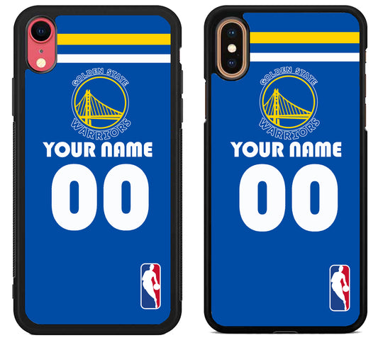 Custom Personalized Golden State Warriors NBA iPhone X | Xs | Xr | Xs Max Case