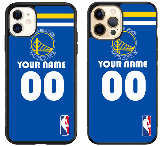 Custom Personalized Golden State Warriors NBA iPhone 12 | 12 Mini | 12 Pro | 12 Pro Max Case