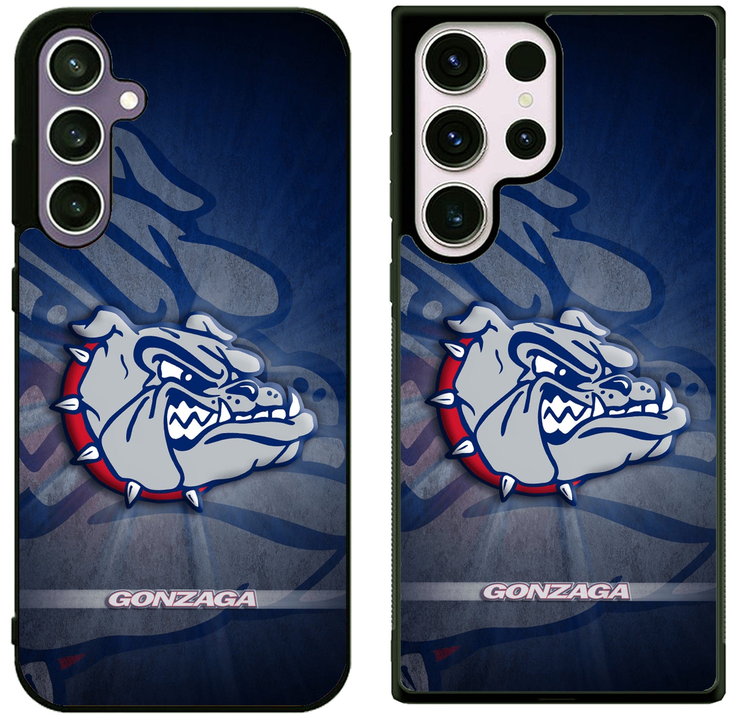 Gonzaga Bulldogs Background Samsung Galaxy S25 | S25 Edge | S25 FE | S25 Plus | S25 Ultra Case