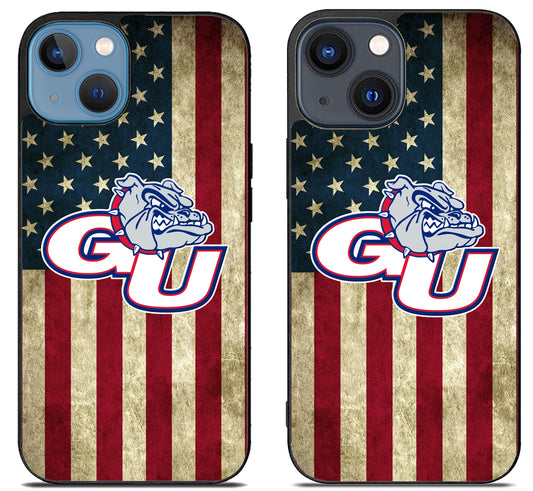 Gonzaga Bulldogs University Flag iPhone 15 | iPhone 15 Plus Case