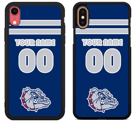 Custom Personalized Gonzaga Bulldogs iPhone X | Xs | Xr | Xs Max Case