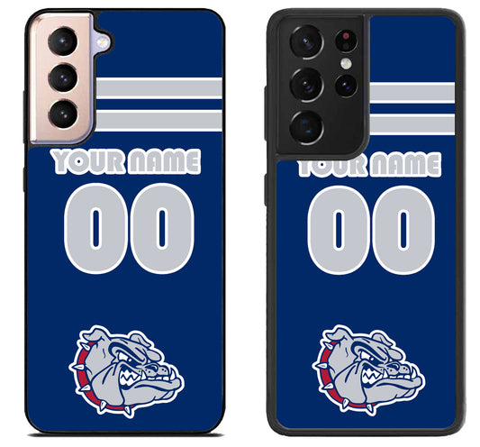 Custom Personalized Gonzaga Bulldogs Samsung Galaxy S21 | S21 FE | S21+ | S21 Ultra Case