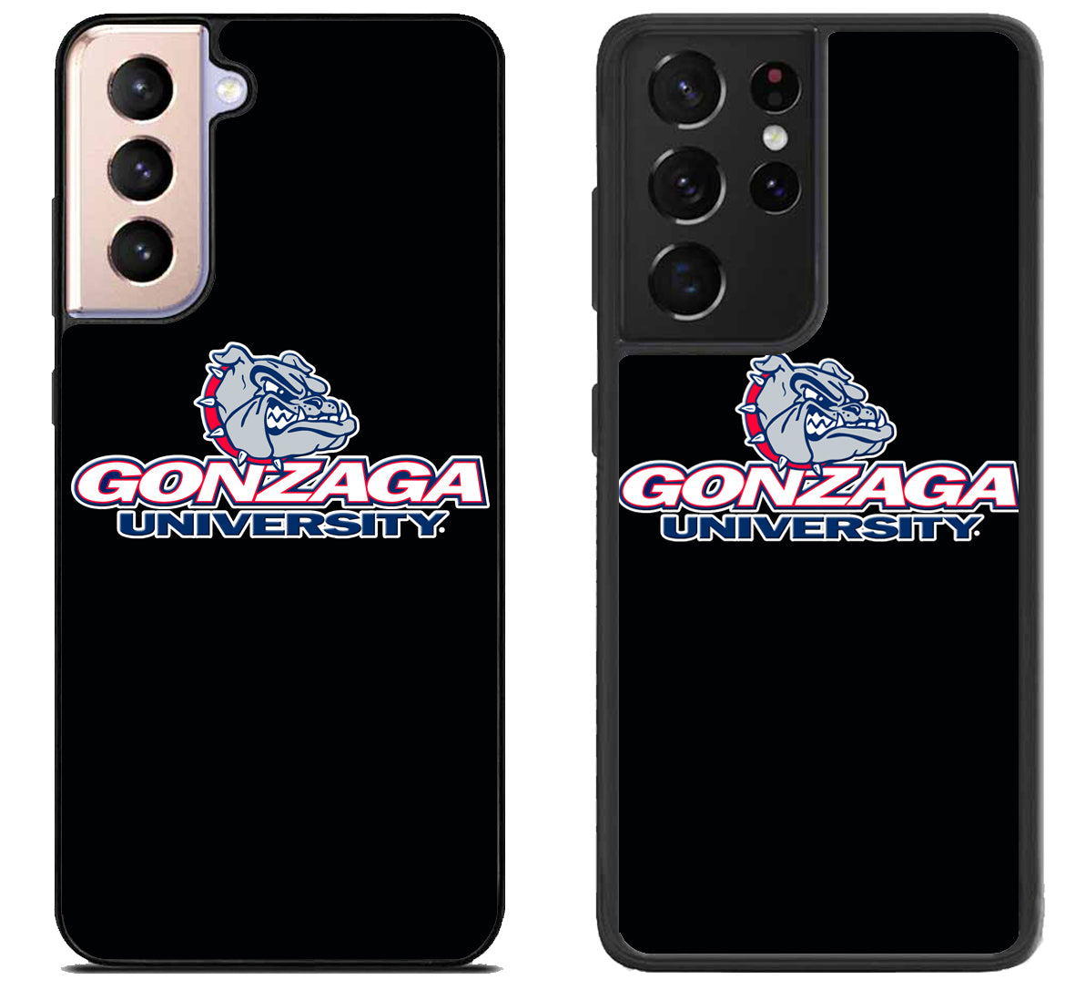 Gonzaga University Bulldogs Black Samsung Galaxy S21 | S21 FE | S21+ | S21 Ultra Case