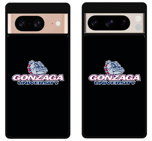 Gonzaga University Bulldogs Black Google Pixel 8 | 8 Pro Case