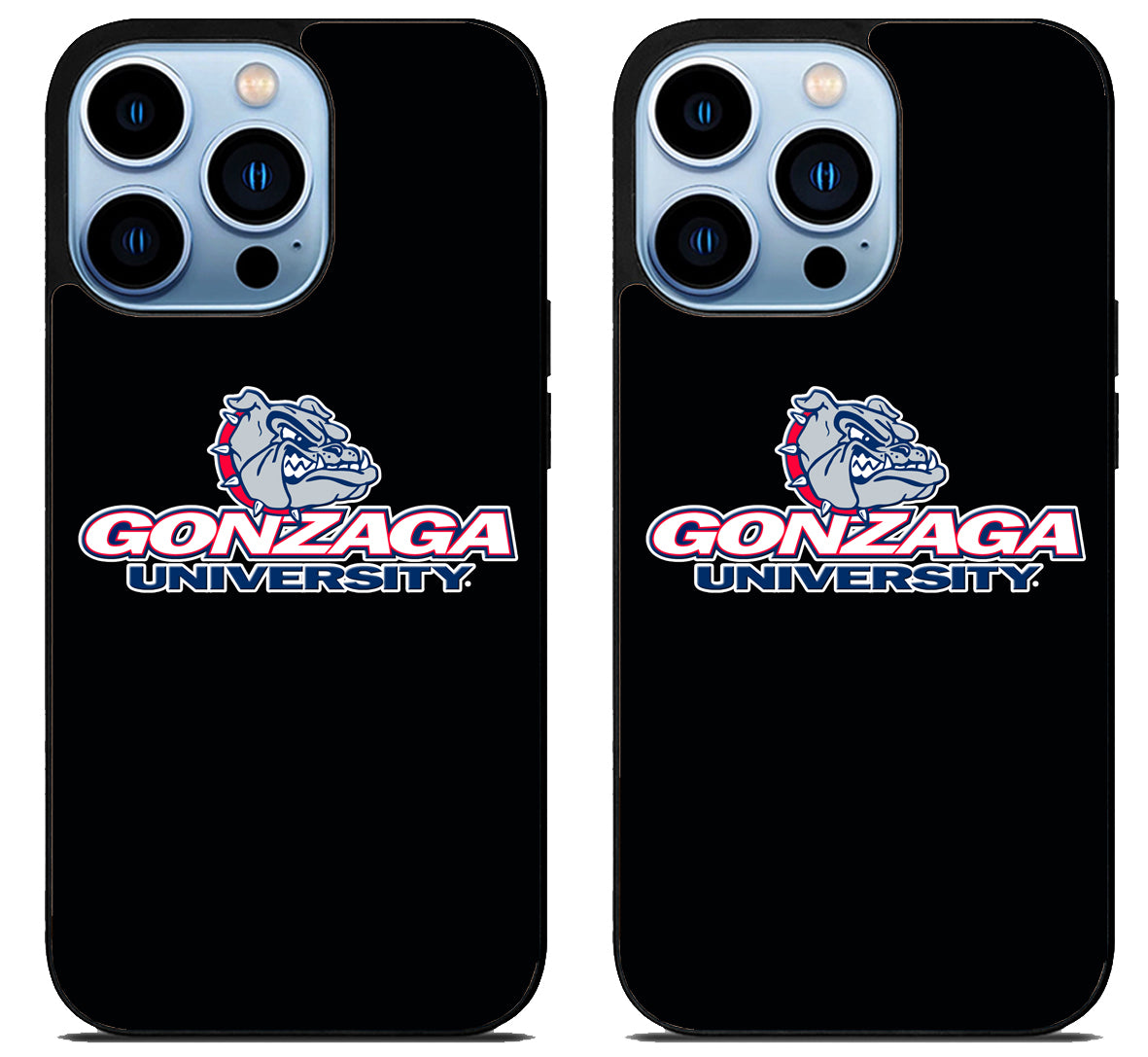 Gonzaga University Bulldogs Black iPhone 15 Pro | iPhone 15 Pro Max Case