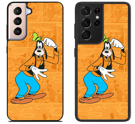 Goofy Disney Background Samsung Galaxy S21 | S21 FE | S21+ | S21 Ultra Case
