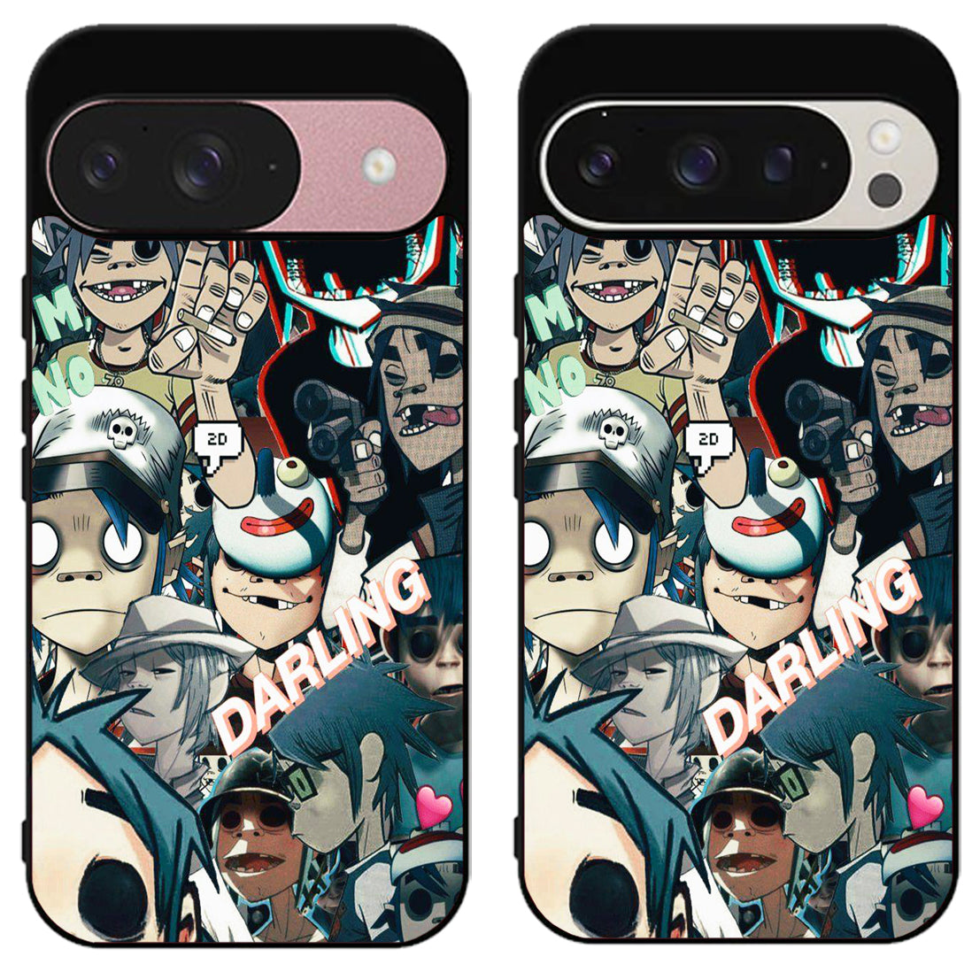 Gorillaz Collage Google Pixel 9 | 9 Pro | 9 Pro XL Case