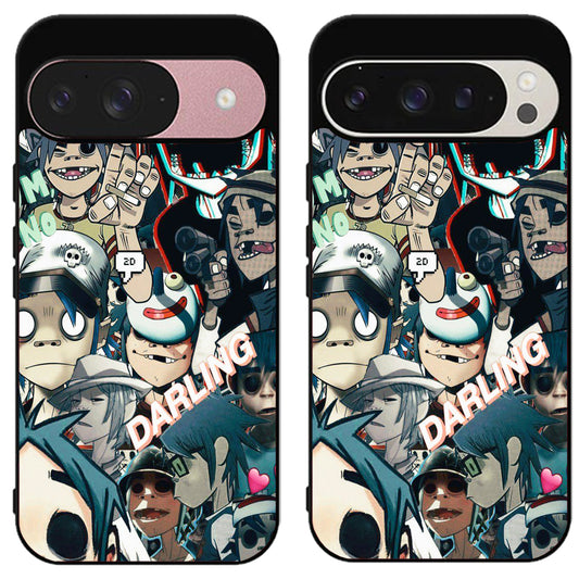 Gorillaz Collage Google Pixel 9 | 9 Pro | 9 Pro XL Case