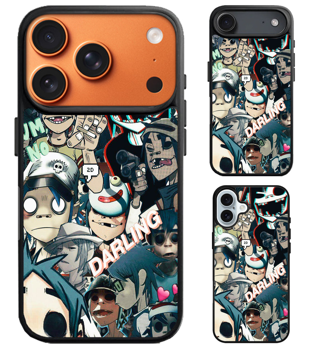 Gorillaz Collage iPhone Air | iPhone 17 | 17 Pro | 17 Pro Max Case