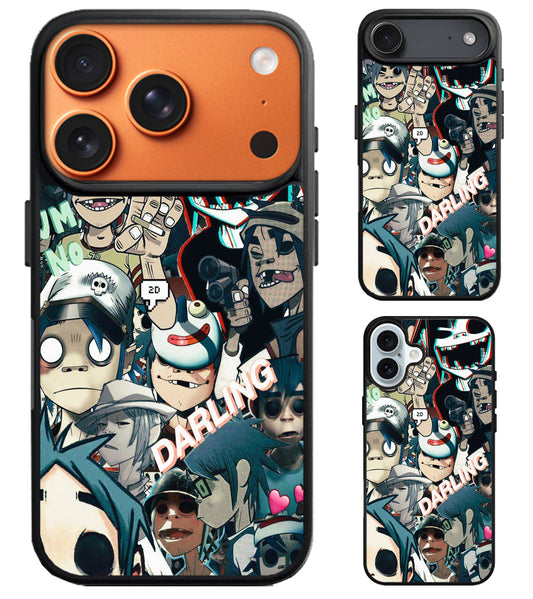 Gorillaz Collage iPhone Air | iPhone 17 | 17 Pro | 17 Pro Max Case