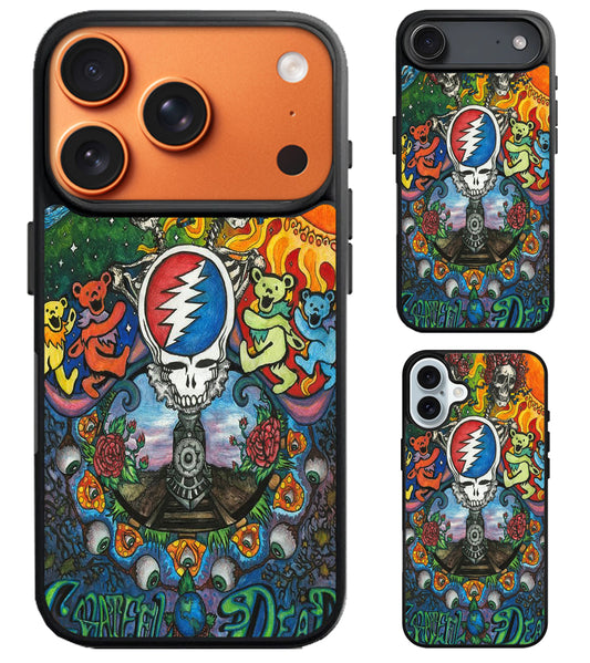 Grateful Dead Bear Cover iPhone Air | iPhone 17 | 17 Pro | 17 Pro Max Case