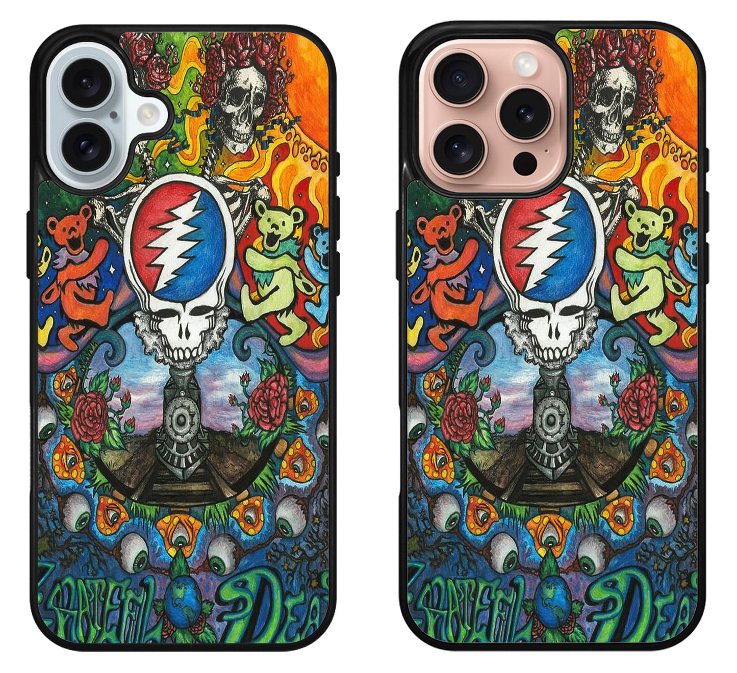 Grateful Dead Bear Cover iPhone 16 | 16 Plus | 16 Pro | 16 Pro Max Case