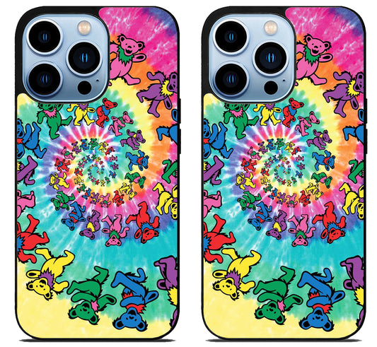 Grateful Dead Bear Tye Die iPhone 15 Pro | iPhone 15 Pro Max Case