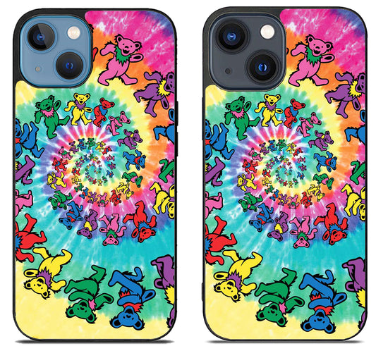 Grateful Dead Bear Tye Die iPhone 15 | iPhone 15 Plus Case