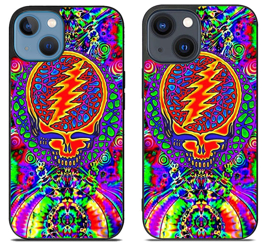 Grateful Dead Fire Tye Dye iPhone 15 | iPhone 15 Plus Case
