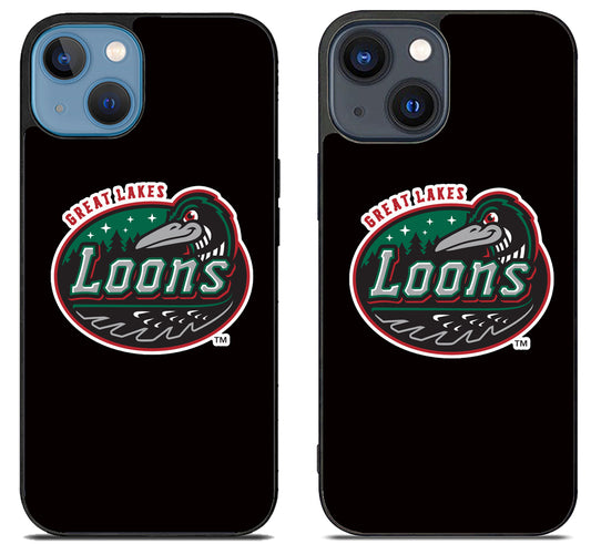 Great Lakes Loons Black iPhone 15 | iPhone 15 Plus Case