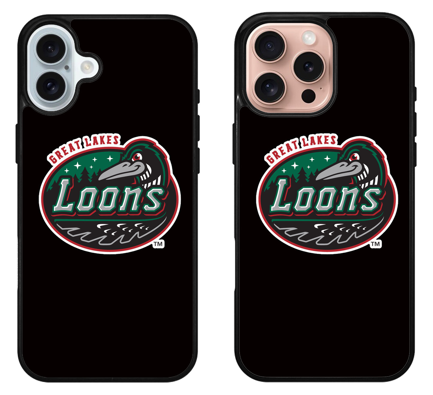 Great Lakes Loons Black iPhone 16 | 16 Plus | 16 Pro | 16 Pro Max Case