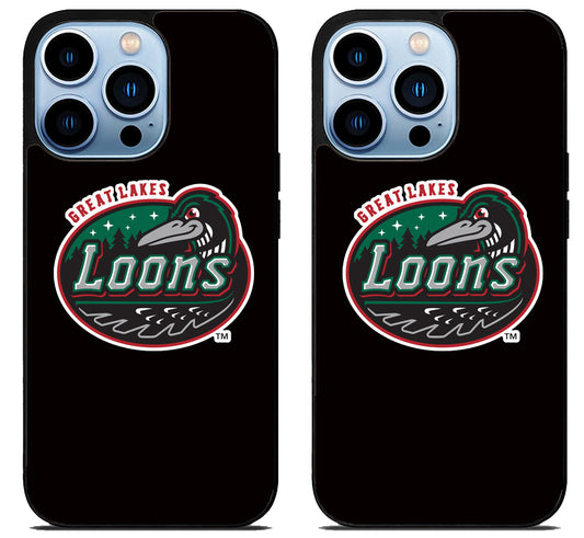Great Lakes Loons Black iPhone 15 Pro | iPhone 15 Pro Max Case