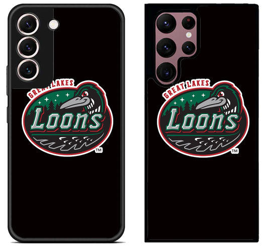 Great Lakes Loons Black Samsung Galaxy S22 | S22+ | S22 Ultra Case