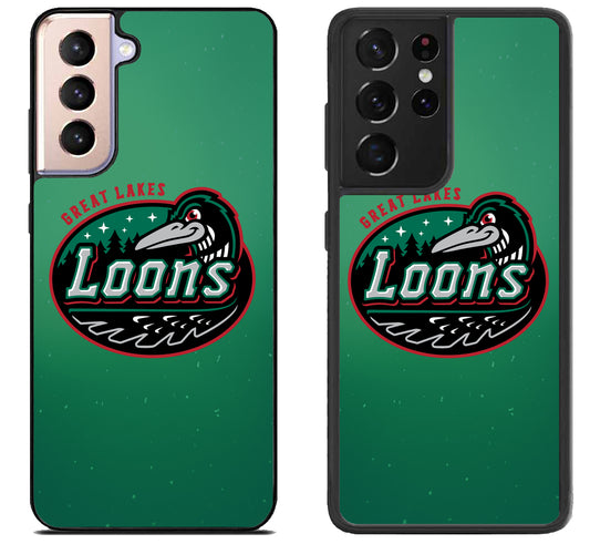Great Lakes Loons Logo Samsung Galaxy S21 | S21 FE | S21+ | S21 Ultra Case