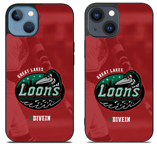 Great Lakes Loons Wallpaper iPhone 15 | iPhone 15 Plus Case