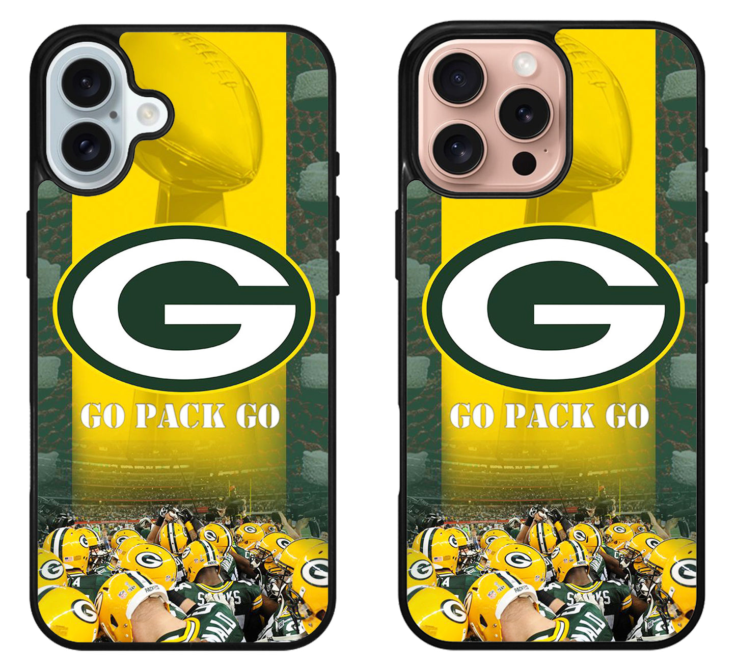 Green Bay Packers Go Pack iPhone 16 | 16 Plus | 16 Pro | 16 Pro Max Case