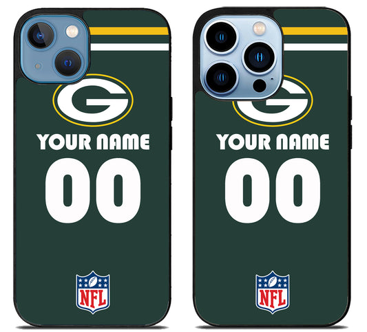 Custom Personalized Green Bay Packers NFL iPhone 13 | 13 Mini | 13 Pro | 13 Pro Max Case