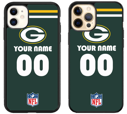 Custom Personalized Green Bay Packers NFL iPhone 12 | 12 Mini | 12 Pro | 12 Pro Max Case