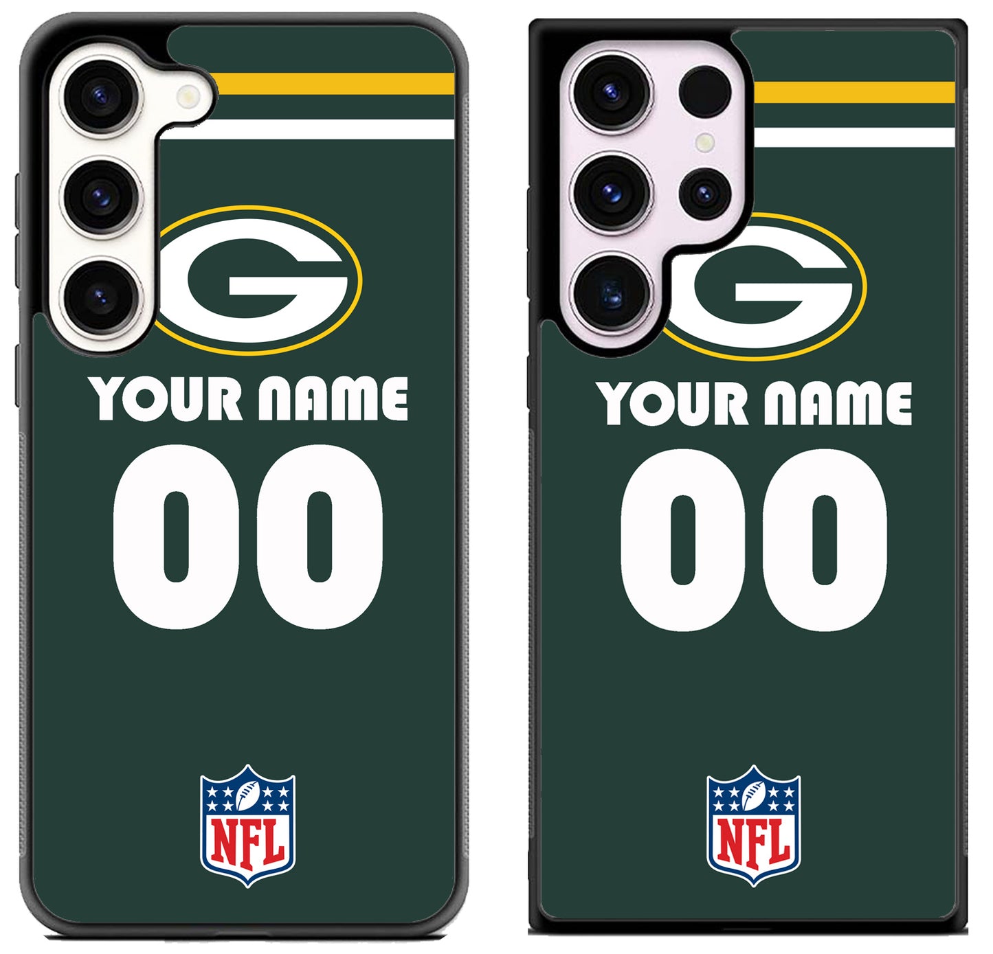 Custom Personalized Green Bay Packers NFL Samsung Galaxy S23 | S23+ | S23 Ultra Case