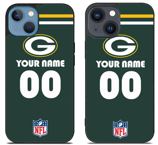 Custom Personalized Green Bay Packers NFL iPhone 15 | iPhone 15 Plus Case