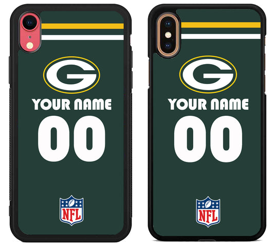 Custom Personalized Green Bay Packers NFL iPhone X | Xs | Xr | Xs Max Case