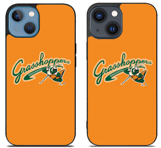 Greensboro Grasshoppers Logo iPhone 15 | iPhone 15 Plus Case