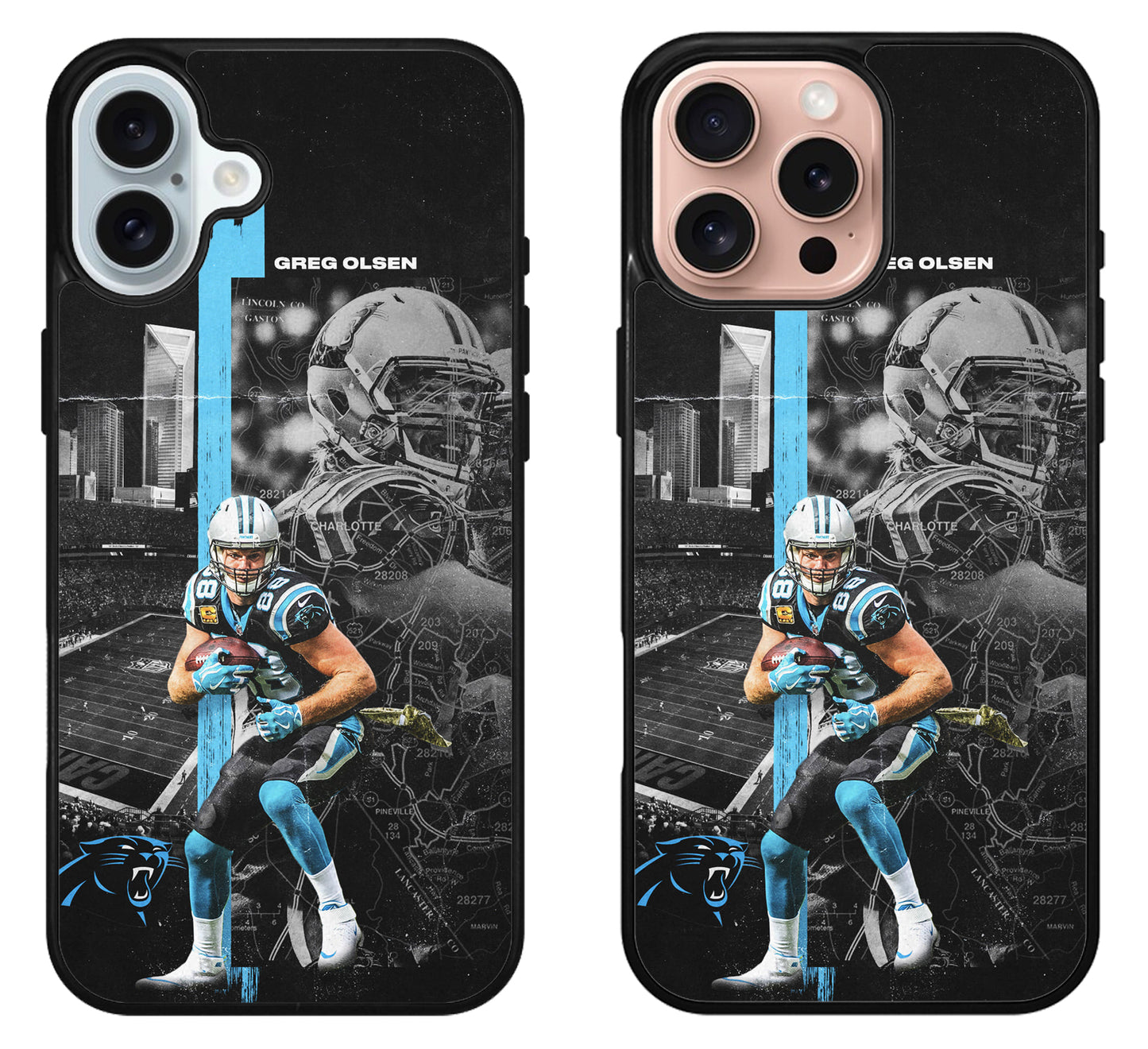 Greg Olsen NFL Carolina Panther iPhone 16 | 16 Plus | 16 Pro | 16 Pro Max Case